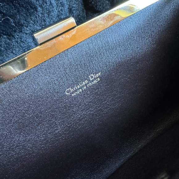 RARE Authentic Vintage Dior Monogram Kisslock Clutch-Hard to Fiind - Picture 13 of 13